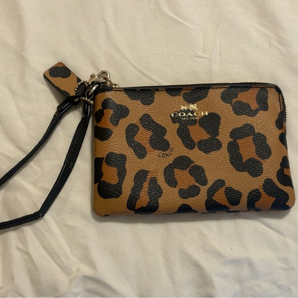 Coach Handbags - Coach Animal Print Wristlet